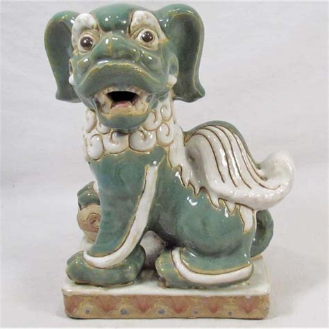 vintage foo dogs|antique foo dog value.